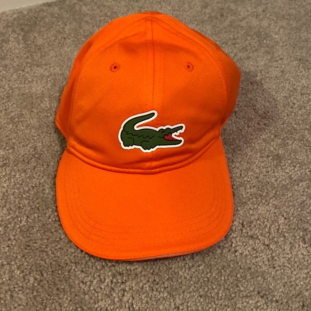 Lacoste orange hat